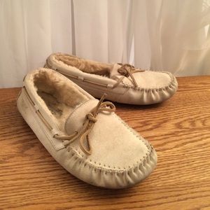 UGG Australia moccasins size 7 light tan